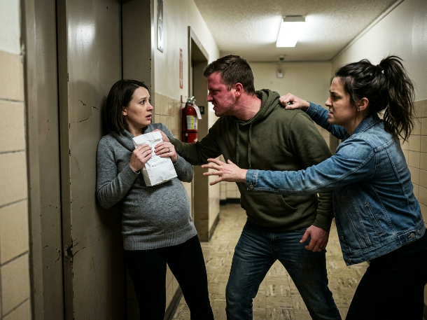 The fluorescent lights of Memorial Hospital’s main lobby buzzed with a low, sickening hum.