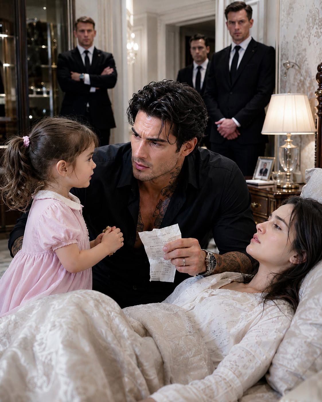 The most feared mafia boss in New York found my three-year-old daughter secretly scrubbing his ruined shirt because I was too sick to work—and someone had deliberately arranged for him to catch her. Hours later, a laundry receipt revealed that one of his own men had been selling our names to his enemies, calling us the only weakness capable of destroying him.