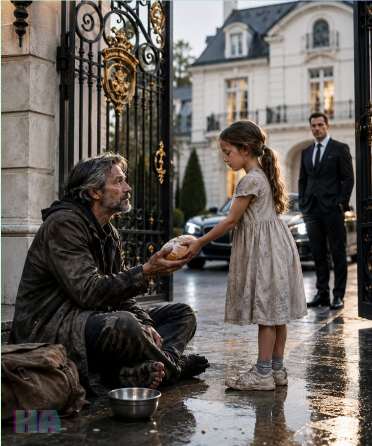 The Billionaire Boss Disguised Himself as a Beggar to See Which Child Would Feed Him, but the Poor Girl at His Gate Carried the Secret That Could Tear His Empire Apart