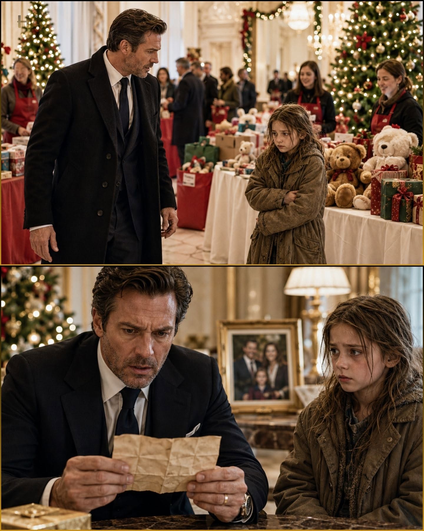 Billionaire Exposes Vicious Christmas Theft: Orphan’s Last Gift from Dying Father Stolen by Corruption!