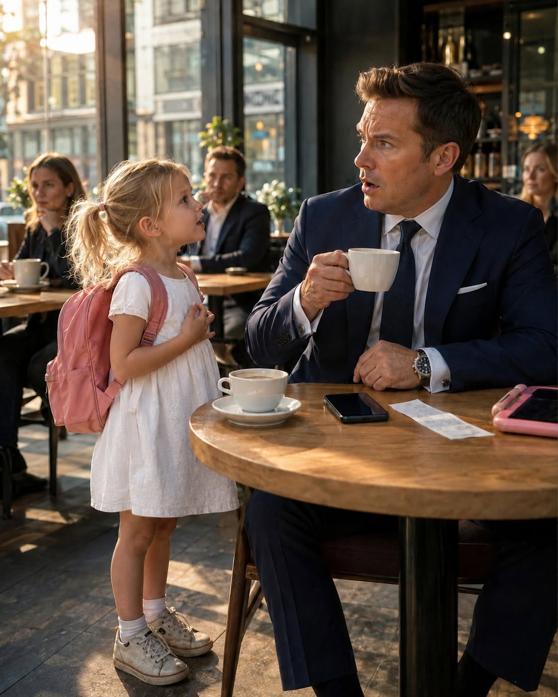 “Mom’s Sick, So I Came Instead.” Little Girl Walked Into the Blind Date—What the Millionaire CEO…