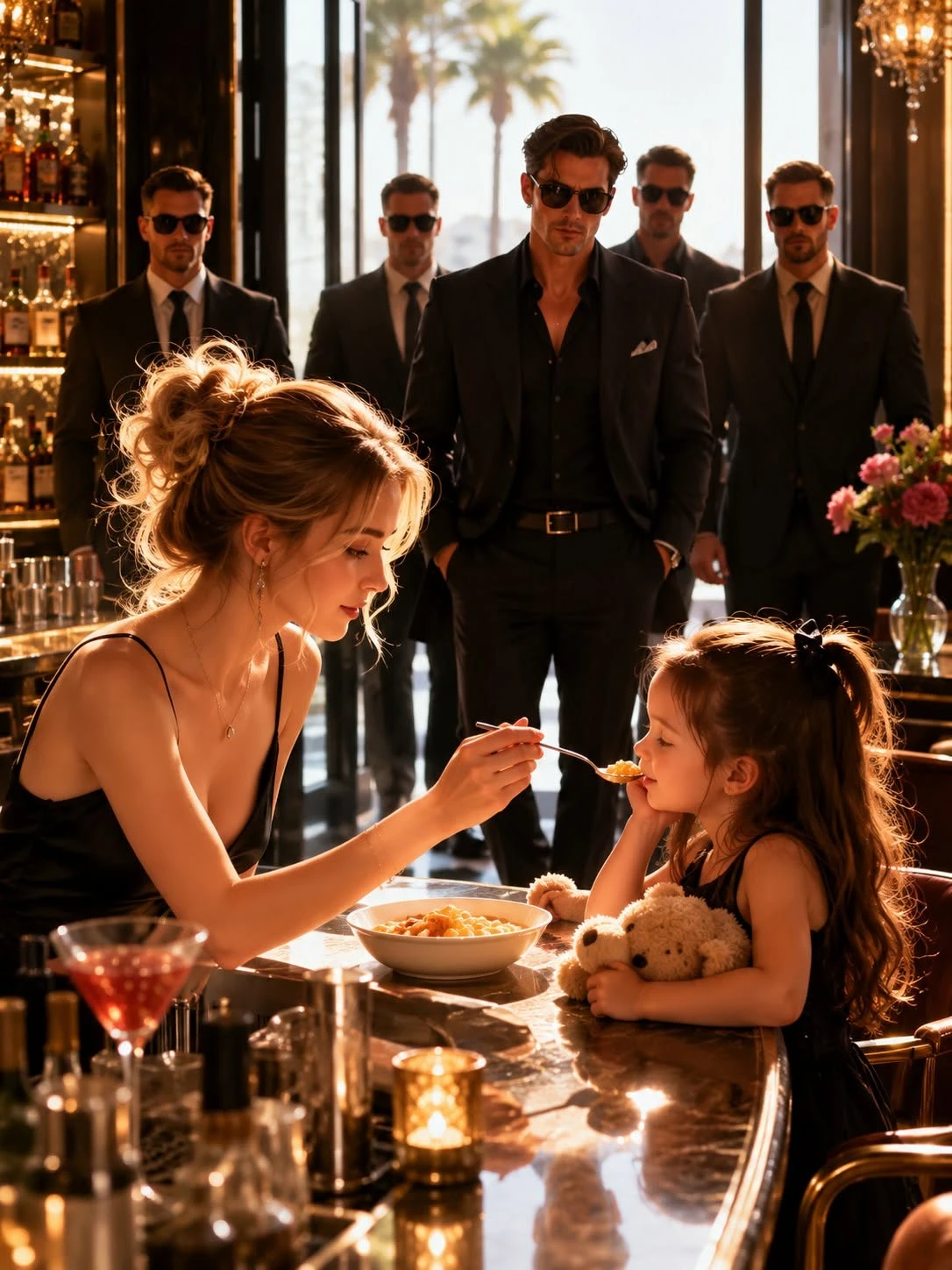 417 Bartender Fed Silent Girl Every Night — Until Her Crime Boss Father Walked In With 4 Bodyguards