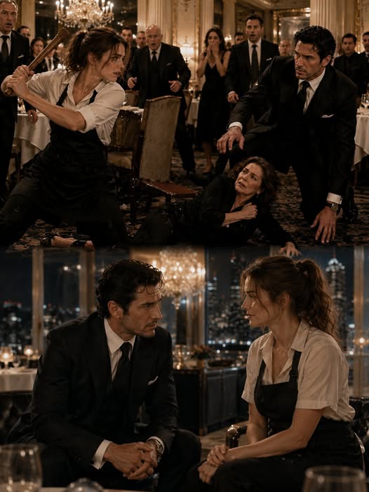 A Waitress Grabbed a Broken Chair Leg to Save the Mafia Boss's Mother—What He Did Next Changed Her Life Forever