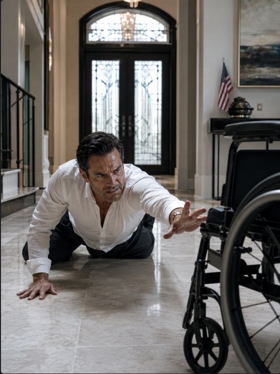 432 “DON’T TOUCH ME!” Eduardo Santana snapped from the marble floor, his wheelchair sitting just out of reach like a cruel joke. The billionaire who once made bankers wait outside his office was now helpless in his own Palm Beach mansion… until the 24-year-old nanny touched his shoulder and lifted him like she had done it a hundred times before. And the way she knew exactly where to place her hands made his face go still. 😳