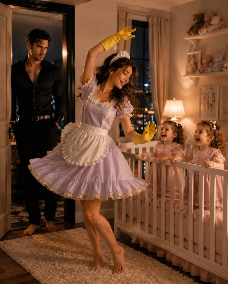 Something was terribly wrong the moment my twin daughters started screaming at three in the morning, and I stormed toward the nursery ready to fire the new nanny on the spot. Nothing could have prepared me for the sight that waited behind that door, because the woman I was certain had failed my family was doing the one thing I hadn't been able to do since my wife died.