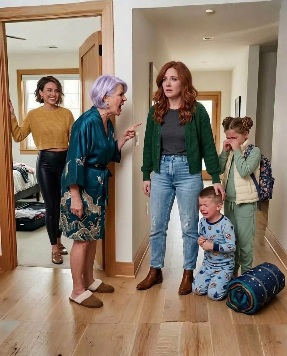 They made my children and me sleep on the floor. Three days later, my mother called me 98 times, begging me to forgive her.