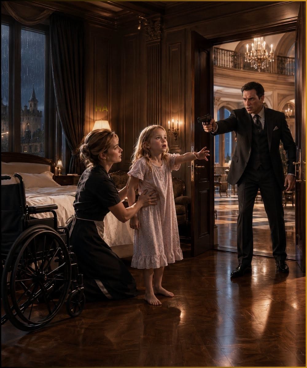 The Mafia Boss Hired a Poor Maid to Dust His Dead House Until She Made His Paralyzed Daughter Stand While He Pointed a Gun at Her