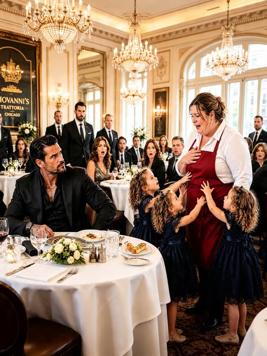 The Mafia Boss's Triplets Refused Every Nanny... But One Waitress Made Them Speak