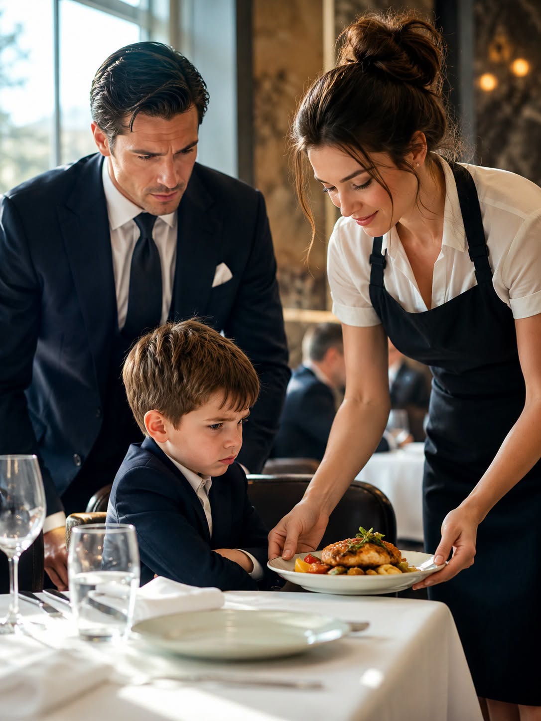 The Mafia Boss’s Son Wouldn’t Eat—Then the Waitress Served a Special Dish