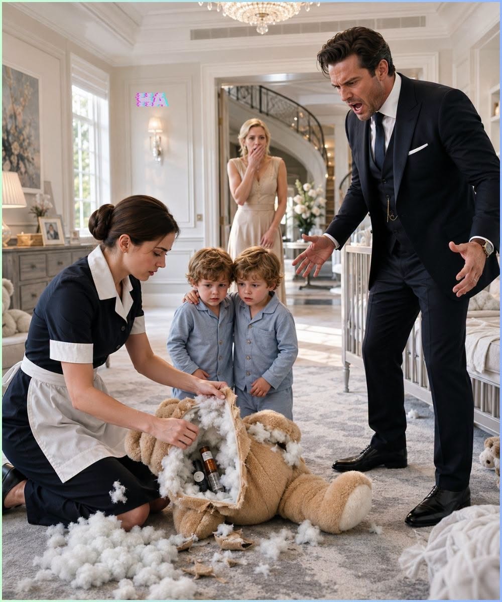 The Billionaire Mafia Boss Thought His Twins Were Haunted Until a Quiet Maid Tore Open Their Teddy Bear and Exposed the Betrayal Sleeping Inside His Own Family