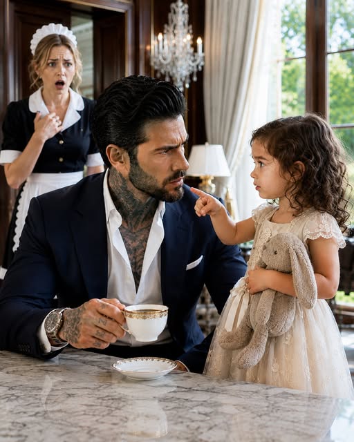 The Mafia Boss Was About To Drink His Morning Coffee When A Maid’s Little Daughter Stopped Him With Four Words: “Check Your Coffee, Sir.” What The Child Recognized From The Smell Revealed A Hidden Betrayal Inside His Own Home That Even His Most Trusted People Could Not Hide.