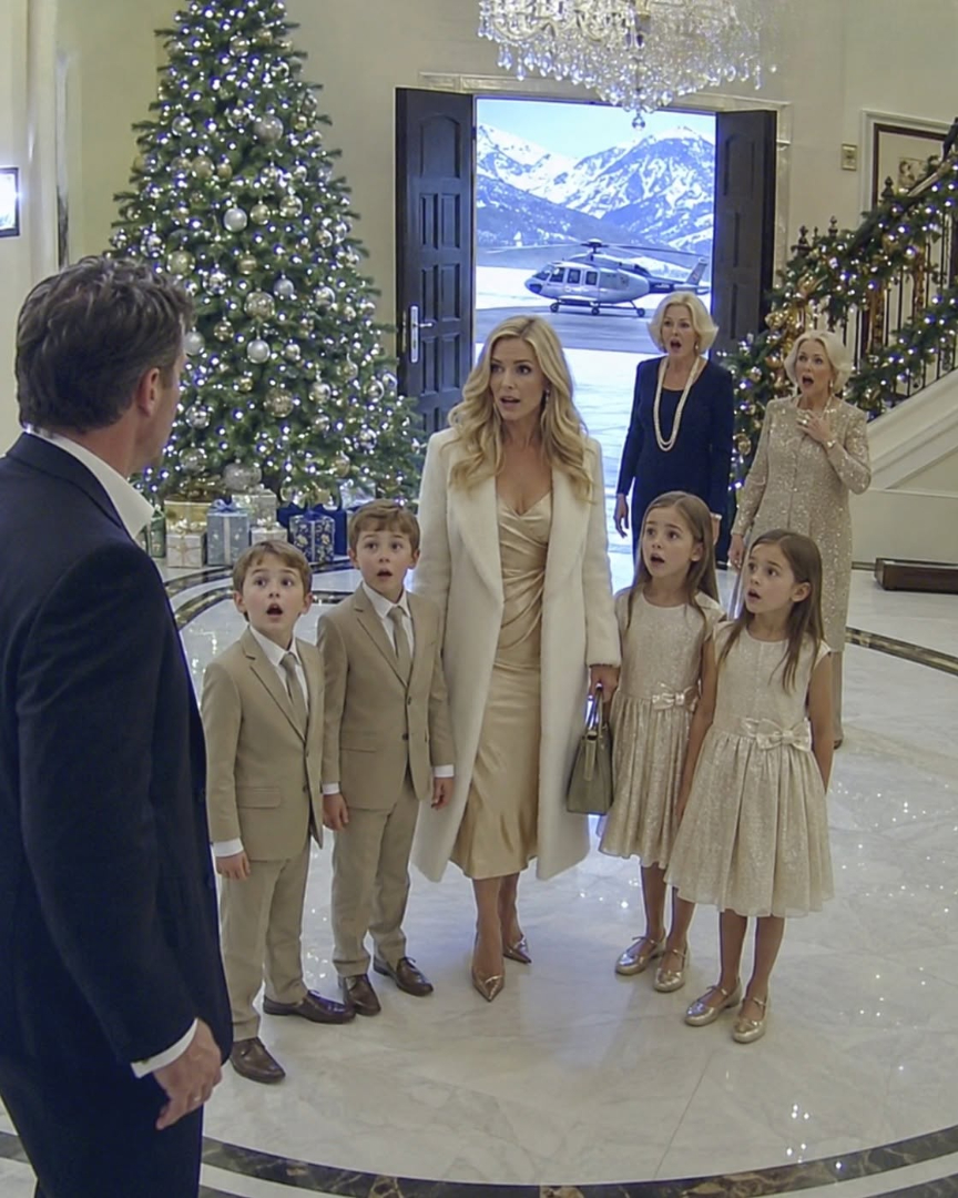 Eight years after my husband abandoned me because I was pregnant, he invited me to Christmas dinner hoping to embarrass the "childless" ex-wife he thought had failed at life. He expected me to arrive alone, broken, and forgotten. Instead, I landed in a helicopter with the four children he never knew existed, and the look on his face was worth every painful year I survived without him.