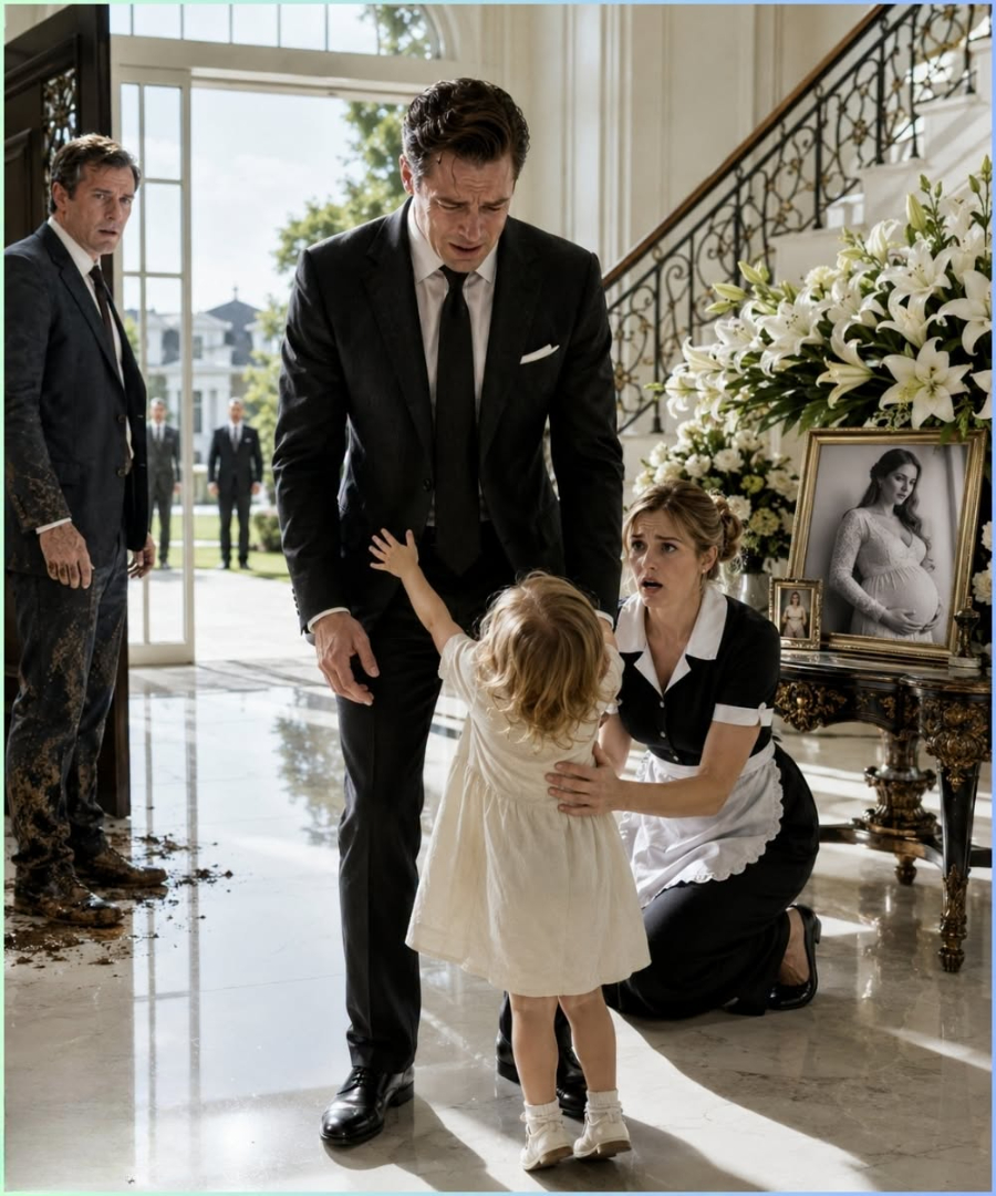 The Billionaire Boss Had Not Cried Since His Pregnant Wife Died, but the Maid’s Toddler Asked for One Hug and Exposed the Man Who Had Buried Their Family Alive