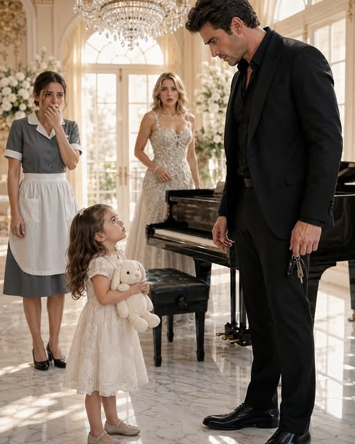 I watched the woman who was about to marry one of the most powerful men in New York shove my three-year-old daughter away from a grand piano because she believed a housekeeper's child didn't belong anywhere near it. Seconds later, the man everyone feared walked into the room, looked into my little girl's gray-green eyes, and froze as if he'd seen someone return from the dead.