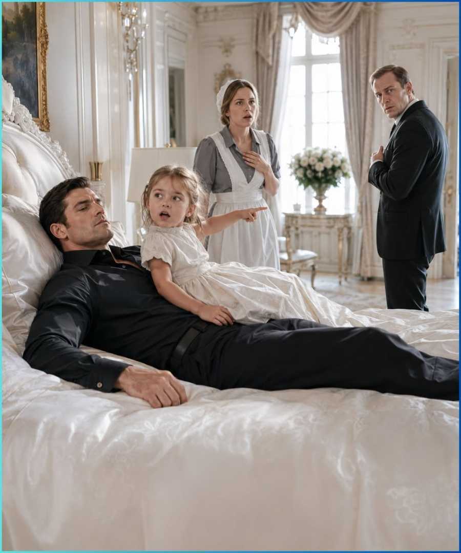 The Mafia Boss Pretended to Be Asleep Until the Housekeeper’s Little Girl Climbed Onto His Chest and Exposed the Traitor Inside His Home