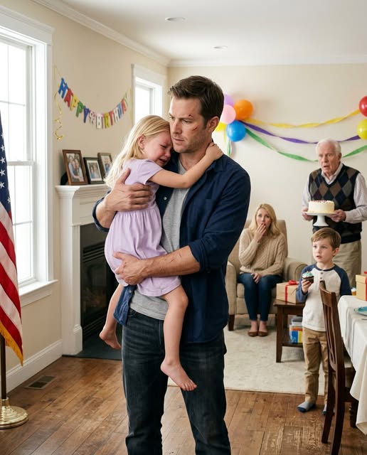 “Daddy, Do I Have to Say Sorry?” My Five-Year-Old Daughter Asked After I Found Her Hiding Behind a Bathroom Toilet During a Family Birthday Party—Then a Letter My Parents Delivered to Protect My Sister Exposed the Cruel Secret That Destroyed Our Family Forever