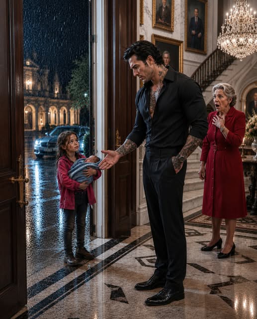 A frail little girl, drenched by the rain, carried a newborn wrapped in a black trash bag to the mansion of the most feared mafia boss in the city. No one expected the baby to carry my blood—or that the person who had stolen twelve years of my life was already hiding inside my home.