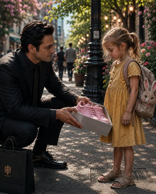 A little girl stopped me on a busy city sidewalk and asked for a pair of school shoes. The shoes cost me just $45. What I didn't know was that her desperate promise to repay me one day would lead me to a dying secret, a struggling mother, and a truth powerful enough to change my life forever.