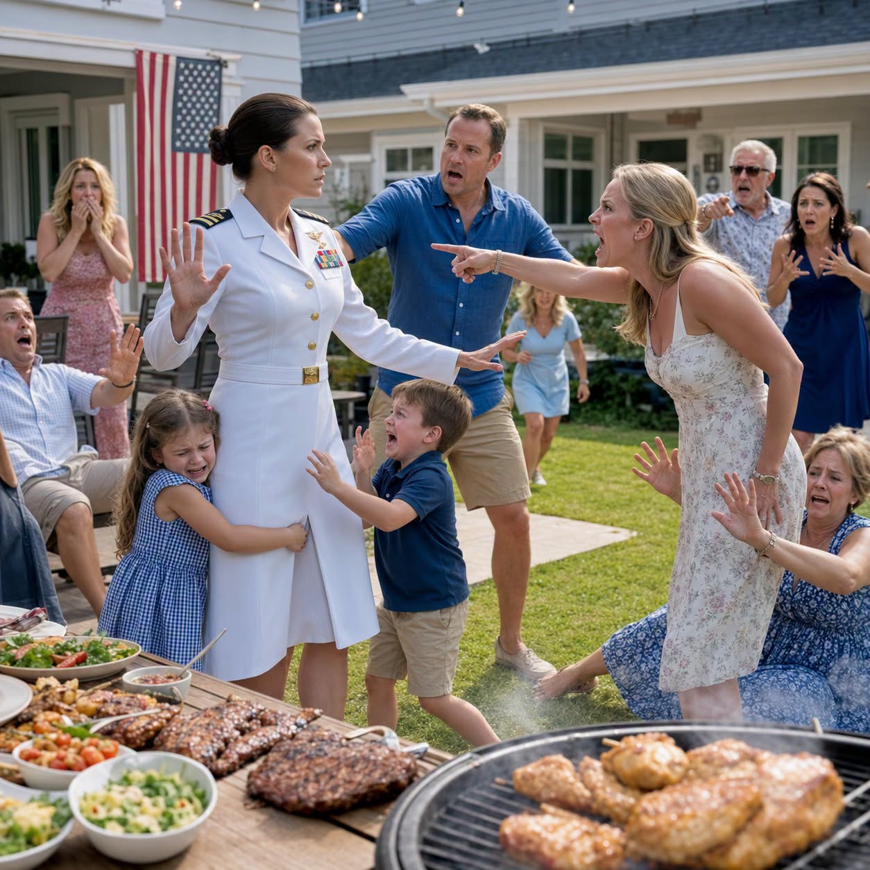 At A Family BBQ, My Sister-In-Law Slapped Me In Front Of My Kids. She Yelled