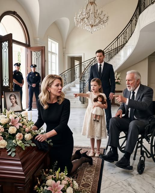 After Three Days Away, I Returned Home to Find My Wife’s Funeral Already Underway—and My Own Family Insisted She Had Chosen to Leave Us. Then Our Six-Year-Old Daughter Pulled Me Behind the Staircase and Whispered, “Daddy, They’re Lying. Grandma Took Mommy’s Phone, Uncle Locked the Door… and Mommy Told Me to Give You This.” What She Pressed Into My Hand Changed Everything I Believed About the People in That House