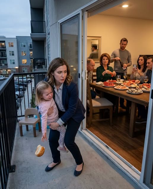 My husband told me, “Don’t cause a scene,” after I found our little daughter sitting outside with stale bread, while six grown adults enjoyed a luxury meal paid for with my money.