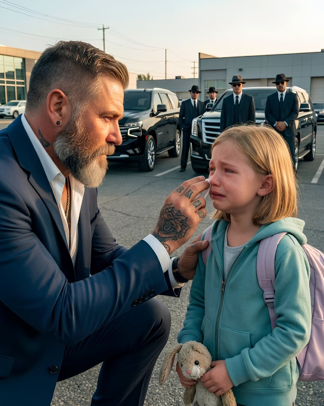 THE MAFIA BOSS KNELT FOR A TERRIFIED 7-YEAR-OLD — WHAT SHE WHISPERED BROKE HIS HEART AND STARTED A WAR