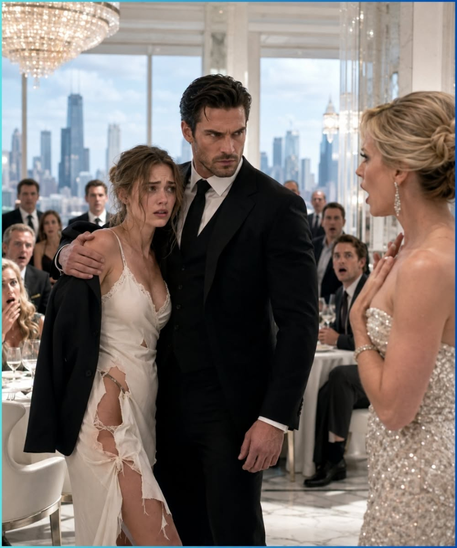 She Tore the Waitress’s Dress in Front of Everyone and Then the Most Feared Man in Chicago Called Her His Wife