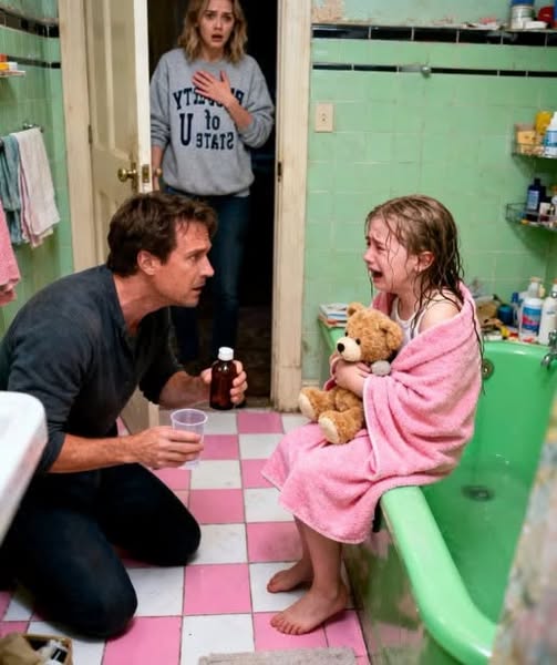 My five-year-old daughter always took baths with my husband. Every night, they stayed in the bathroom for over an hour. When I finally asked her what they did in there, she broke down crying and said, “Daddy says I’m not allowed to talk about the bath games.” The following night, I looked through the partially open bathroom door… then rushed to grab my phone.