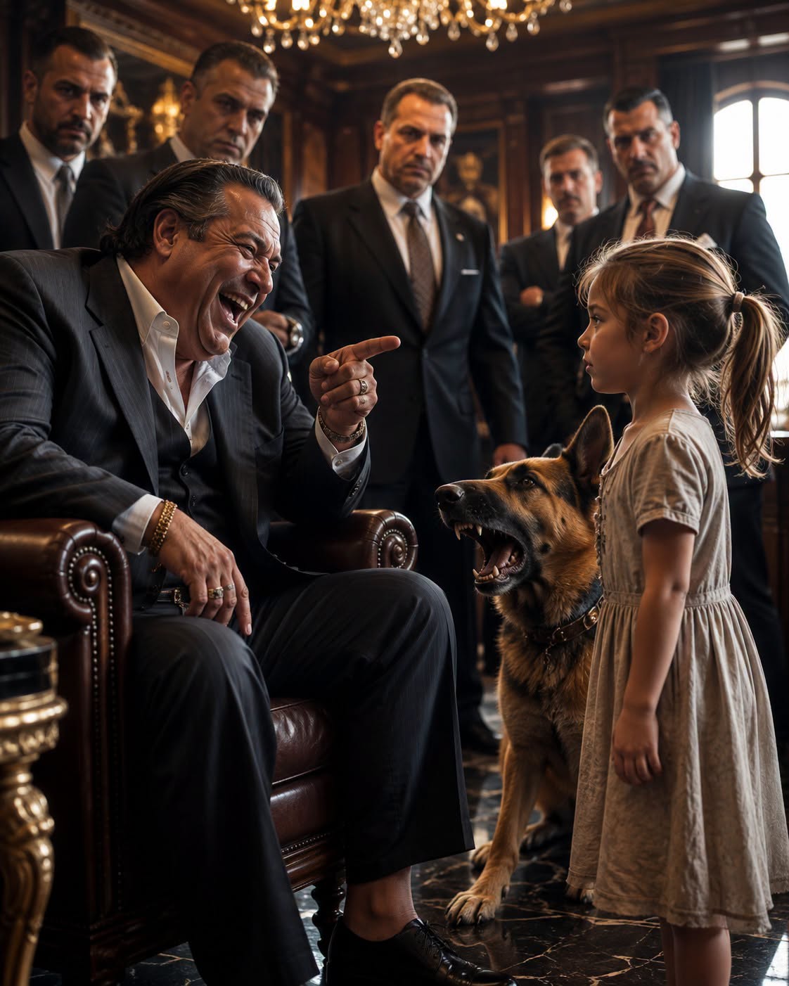 The Mafia Boss Laughed at a Little Girl — Until Her Dog Proved She Was Right