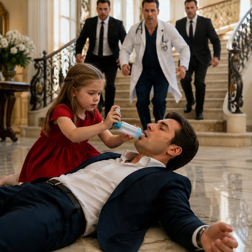 THE MAID’S SIX-YEAR-OLD DAUGHTER GAVE HER LAST INHALER TO A DYING CRIME BOSS—THEN HIS TRUSTED RIGHT-HAND MAN SAW THE CHILD HOLDING SOMETHING HE THOUGHT HE’D DESTROYED