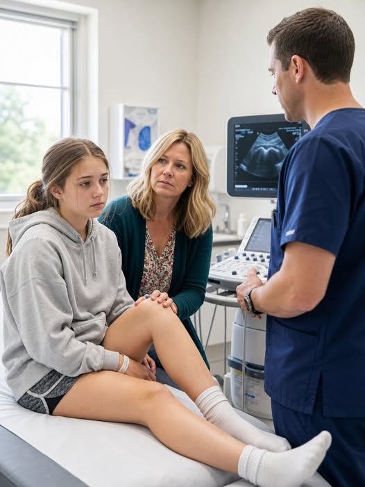 My Fifteen-Year-Old Daughter Kept Losing Weight, Crying From Stomach Pain, and Complaining That She Felt Sick Almost Every Day, but My Husband Repeatedly Insisted She Was Only Pretending and Refused to Take Her to the Hospital. I Finally Took Her Behind His Back, and the Moment the Doctor Looked at the Scan, His Expression Changed. Then He Turned Toward Me and Quietly Said, “There’s Something Inside Her...”