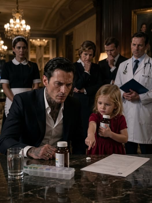 The Maid’s Little Girl Whispered, “That P!ll Is Wrong”—Then the Mafia Boss Checked the Bottle and Found a Three-Month Trail Leading to His Most Trusted Man