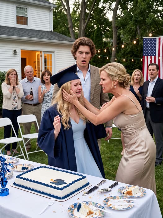 The moment I announced my engagement at my college graduation party, my stepmother exploded. She struck me in front of everyone, screaming that I had no right to make a life decision without her permission. The room froze.