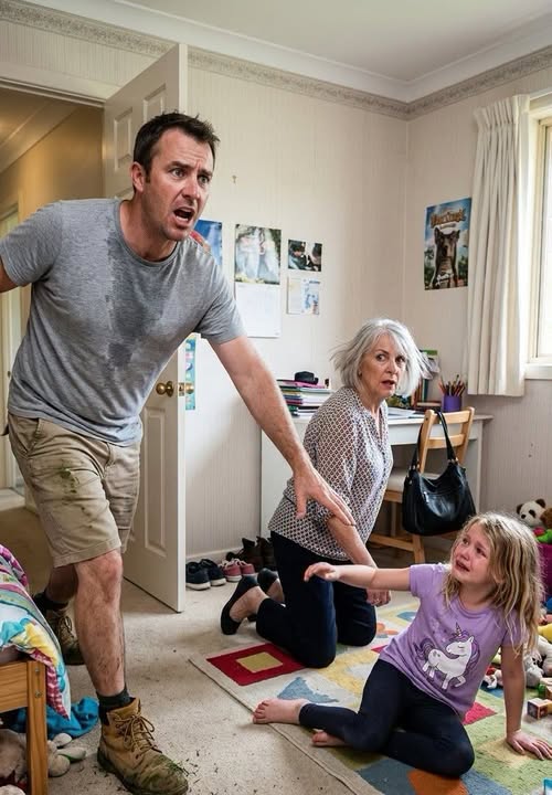 I Was Mowing The Lawn When I Heard My Daughter Crying. I Ran Inside. My Mother-In-Law Had Her Pinned To The Floor. Her Hand Was Over My Daughter's Mouth. She Was Hissing: "You Saw Nothing. Say It. Say You Saw Nothing." I Pulled Her Off. "What Are You Doing?" She Laughed: "She's Lying. She Always Lies." My Daughter Sobbed: "Dad, Check Her Purse..." Her Face Went Pale As I Opened It...