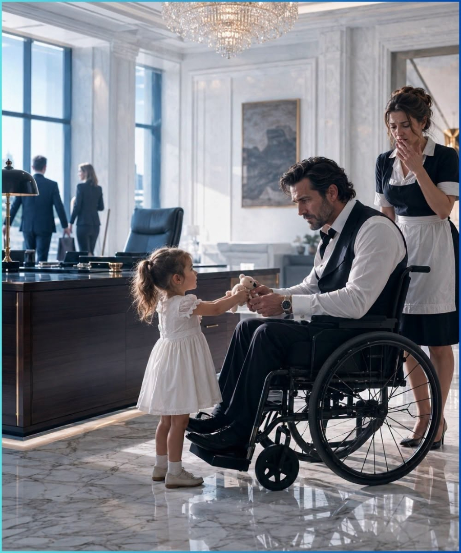Everyone Abandoned the Paralyzed Mafia Boss Until a Maid’s Three-Year-Old Daughter Walked Into His Office and Made Him Fight to Live Again