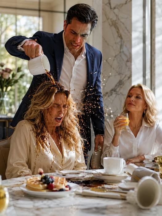 My husband threw boiling-hot coffee in my face during breakfast because I refused to hand his sister my bank card. “Obey me or get out of this house,” he said without a trace of remorse. I didn’t argue. I went to the hospital, documented my injuries, returned home, took off my wedding ring, and left it on the table… along with something he never imagined I had prepared for him.