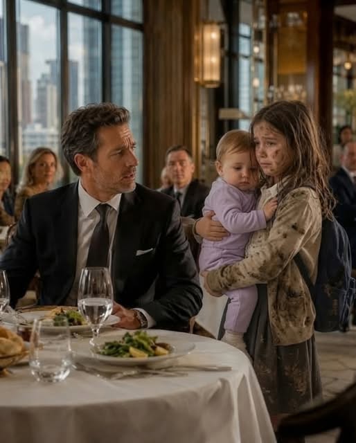 omg “Sir, Can We Eat The Leftovers ” A Poor Girl Asks, Unaware She’s Talking To A Millionaire