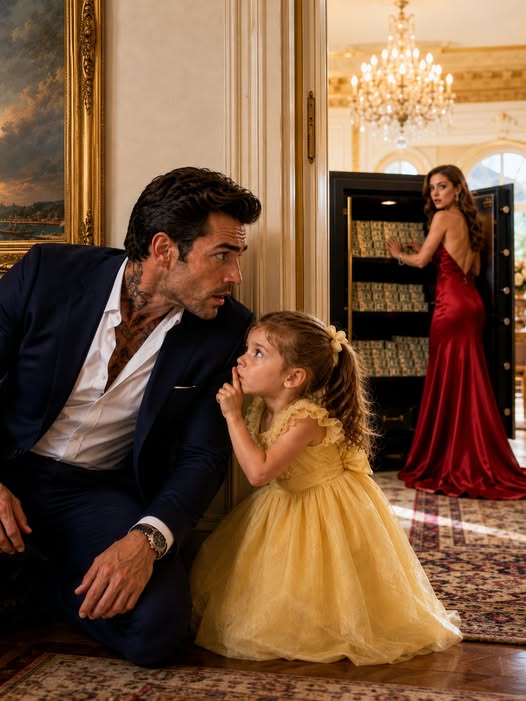 The Mafia Boss Came Home Early and Found His Maid’s Toddler Guarding a Forbidden Door—Then One Whisper Made Him Check the Safe Before His Wedding
