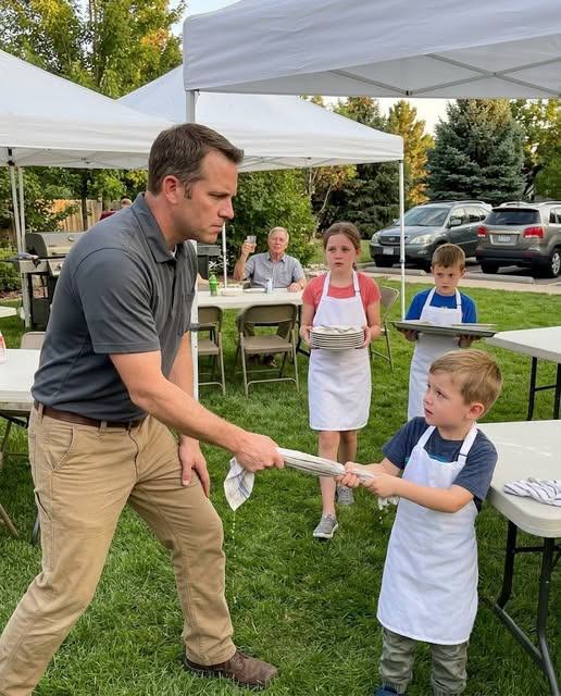 omg I arrived at the family party and found my children serving tables in aprons; when I asked why they were being humiliated, my parents said, "That's how they learn their place," in front of everyone, and I felt something inside me finally break.