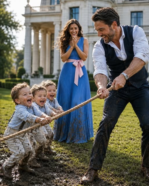 I came across the children's nanny lying in the mud, being dragged along by three two-year-olds in a bizarre game, and I thought she had done something unforgivable. Yet, just minutes later, I was the one holding the rope, because I realized she was the only person who could bring my children back to life after nearly a year of silence.