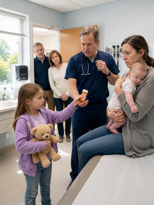 The Doctor Was Still Treating My Fear Like Anxiety When My Seven-Year-Old Daughter Pulled My Baby’s Nearly Full Prescription Bottle From Her Stuffed Bear. “Grandma Poured His Medicine Down The Sink,” She Said. Then She Looked At Her Father And Added, “Dad Was Holding Him While She Did It.”
