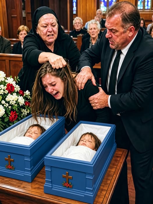 At the funeral of my twins, who died in their sleep, my mother-in-law said, “God took them because He knew what kind of mother they had!” I lost it and yelled,
