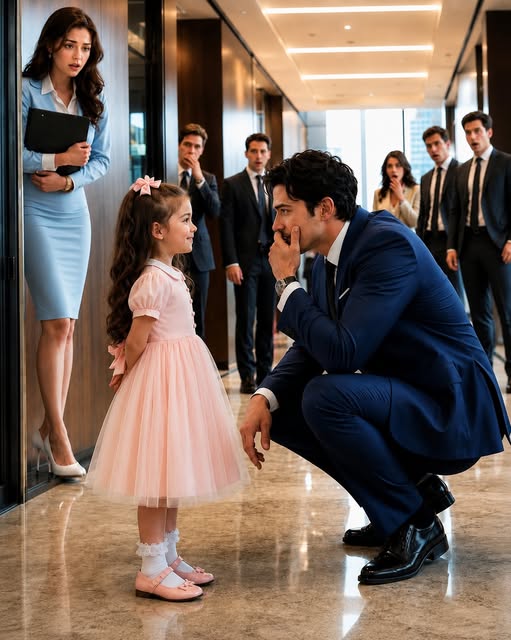 You’re too handsome to be alone,” my six-year-old daughter announced in the middle of the executive hallway, staring straight at the coldest billionaire in Manhattan. “I think you should be my daddy.” Every person around us froze, while I stood there absolutely certain my career had just ended.