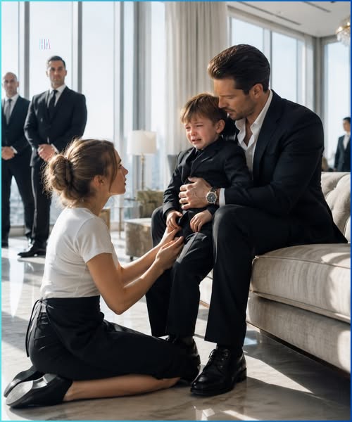 The Mafia Boss’s Son Had Cried for Six Months Until a Broke Waitress Whispered the One Thing No One Dared to Say
