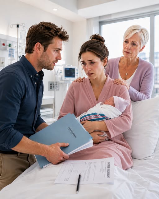 For Nine Months, My Husband Kept Telling Me, “You Can Handle It Yourself.” So When Our Daughter Arrived, That Was Exactly What I Did. He Stormed Into the Hospital Three Hours Later, Asking Why Nobody Had Called Him. I Met His Eyes and Said, “You’re Not Late for Her Birth, Derek. You’re Late for Us.” Then My Lawyer Stepped Into the Room Carrying the Papers I Had Quietly Signed Weeks Earlier