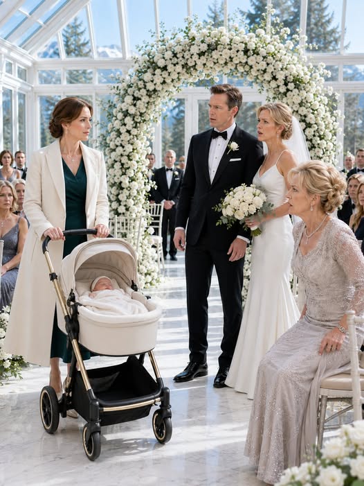 Six Weeks After My Husband Forced Me And Our Three-Day-Old Daughter Out Into The Cold Night, I Walked Into His Second Wedding Carrying The Baby He Had Told Everyone I Was Too Unstable To Raise. The Moment He Saw Us, His Smile Disappeared.