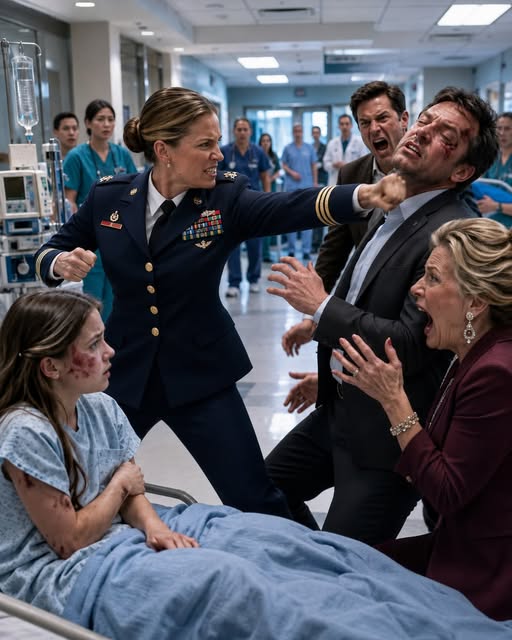 "Mom... please come get me." A U.S. Army Colonel rushed to the hospital after receiving a des.per.ate call from her daughter, but her husband's family never expected who would walk through that door.