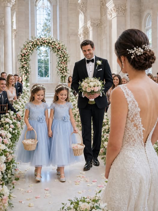 At The Wedding, Hundreds Of Guests Expected A Marriage. Instead, The Bride Took The Microphone And Said, “Both Families Must Confront A Deception That Has Lasted Eight Years.” The Screen Lit Up With False Accounts, Forged Messages, And Secret Payments. Then My Twin Daughters Walked Down The Aisle—and Their Father Finally Told Everyone The Truth.