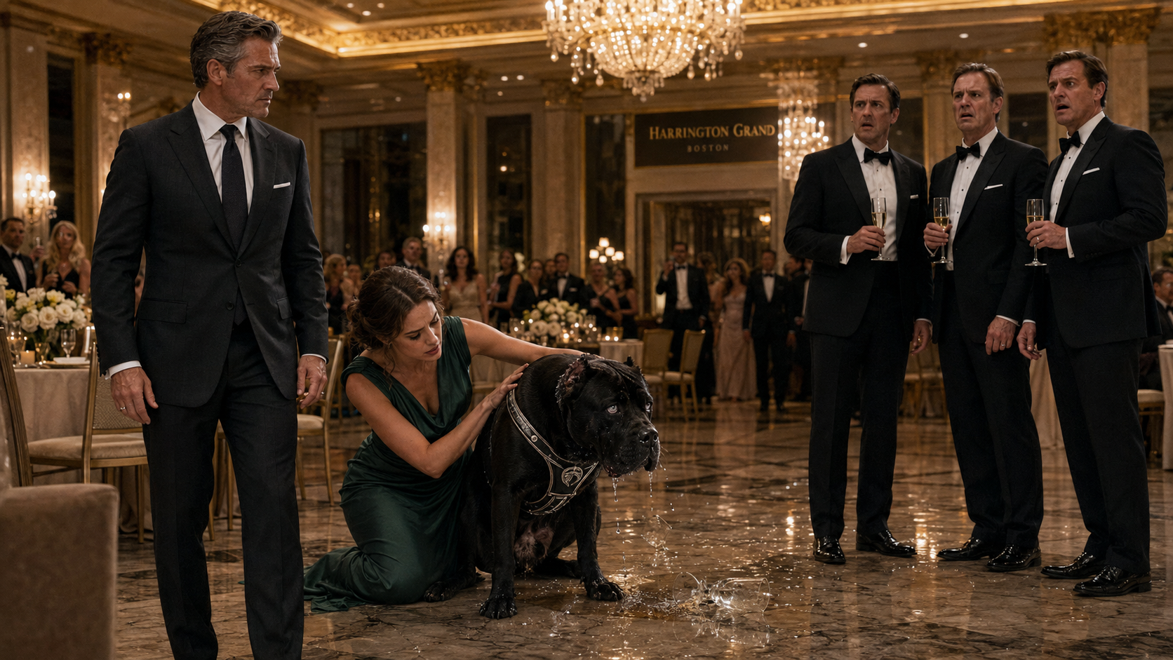 They Arrested the Poor Girl for Abusing the Mafia Boss’s Dog—But the Moment Nero Saw the Real Criminal, Everything Changed.