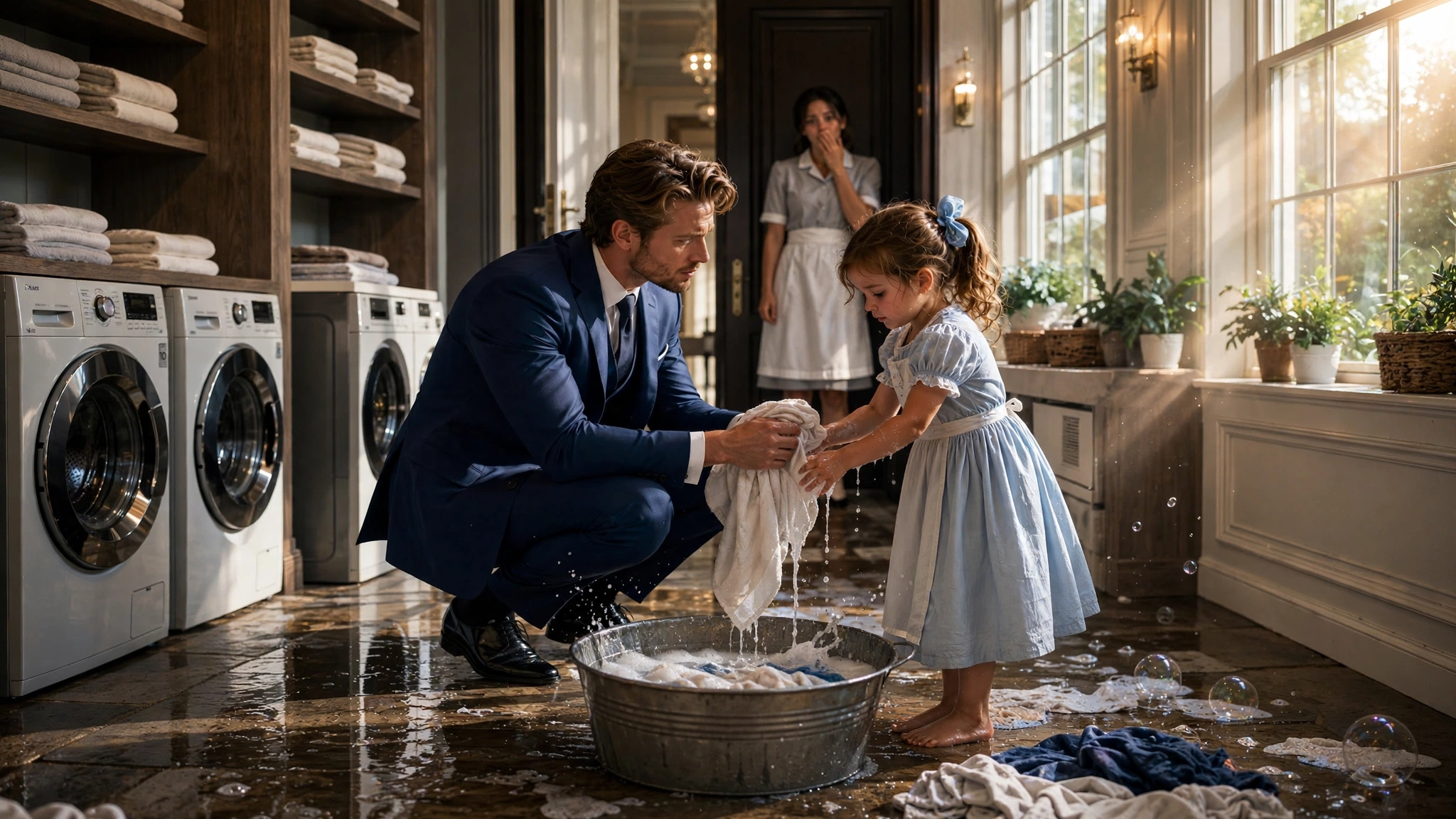 THE MAFIA BOSS AND THE HOUSEKEEPER'S LITTLE GIRL